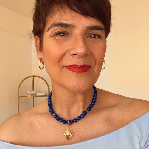 Collar Star blue