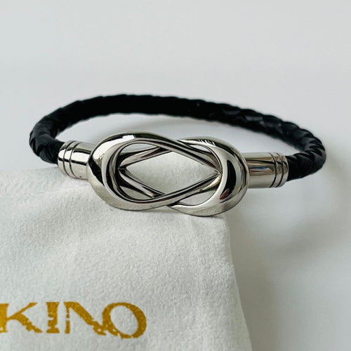 Pulsera de cuero infinita